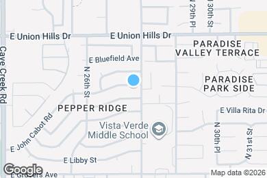 Map image of the property - 2749 E John Cabot Rd