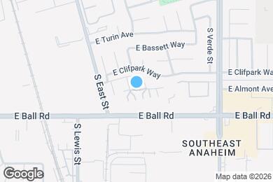 Map image of the property - 1234 E Bell Ave