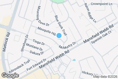 Map image of the property - 350 Mesquite Hill Dr