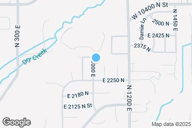 Map image of the property - 2314 N 1000 E