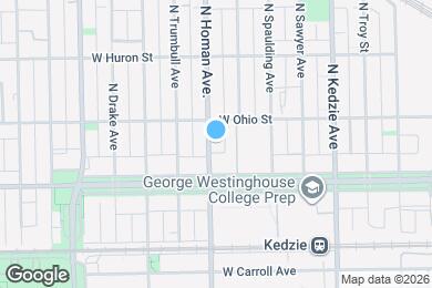 Map image of the property - 527 N Homan Ave.