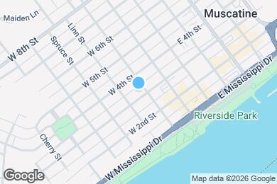 Map image of the property - 305 1/2 W 3rd St