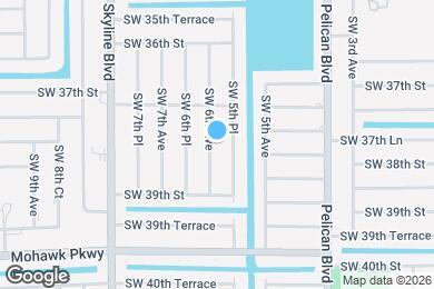 Map image of the property - 3725 SW 6th Ave