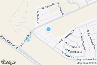 Map image of the property - 5374 W Buckskin Dr