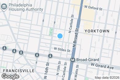 Map image of the property - 1513 W Thompson St