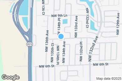 Map image of the property - 13414 NW 8th St