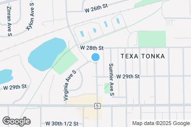 Map image of the property - 2824 Texas Ave S
