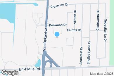 Map image of the property - Furnished Studio-Detroit - Sterling Heights