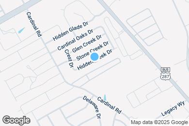 Map image of the property - 1125 Hidden Creek Dr