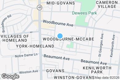 Map image of the property - 617 Glenwood Ave