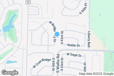 Map image of the property - 6435 W Bridge Bay Dr