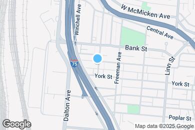 Map image of the property - 1925 Colerain Ave