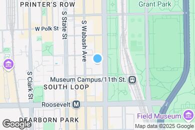 Map image of the property - 1000 S Michigan Ave