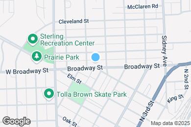 Map image of the property - 618 Broadway St