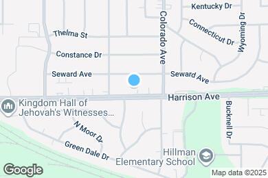 Map image of the property - 3428 Harrison Ave