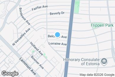 Map image of the property - 4641 Belclaire Ave