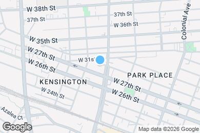 Map image of the property - 809 W 28th St