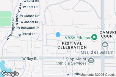 Map image of the property - 1400 W Gail Dr