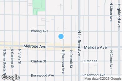 Map image of the property - 719 N Formosa Ave