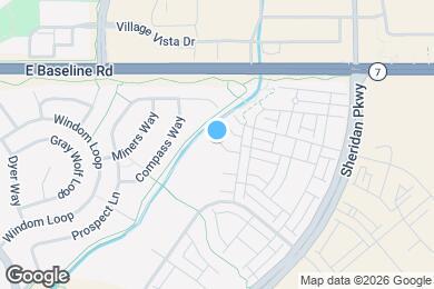 Map image of the property - 2438 W 167th Ln