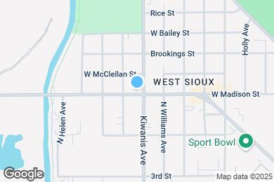 Map image of the property - 1001 N Kiwanis Ave