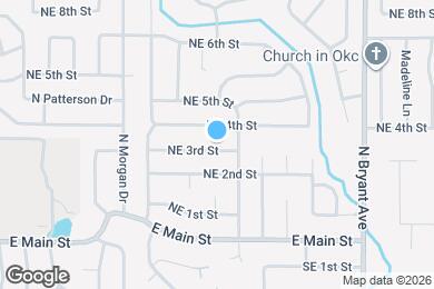 Map image of the property - 1513 NE 3rd St