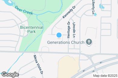 Map image of the property - 116 Currie Ct