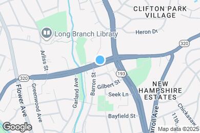 Map image of the property - Foxhall Apartments