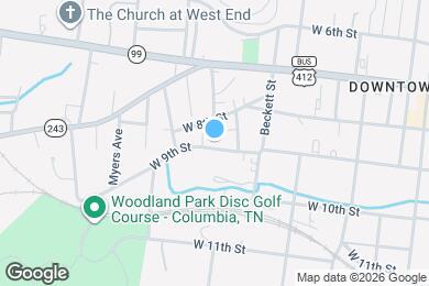 Map image of the property - 616 W 9th St