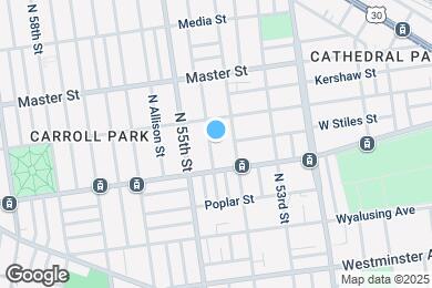 Map image of the property - 1225 N Conestoga St