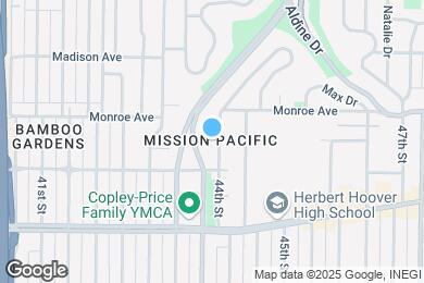 Map image of the property - Mission Pacific Apartments