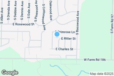 Map image of the property - 419 S Sherwood Ave