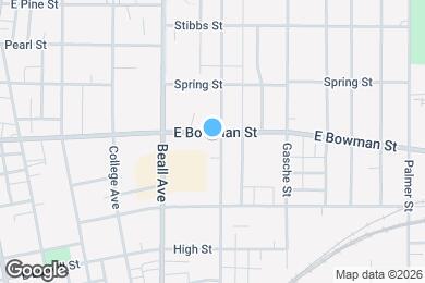 Map image of the property - 567 E Bowman St