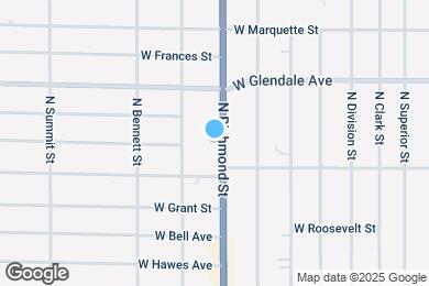 Map image of the property - 1829 N Richmond St