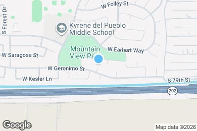 Map image of the property - 4830 W Geronimo St