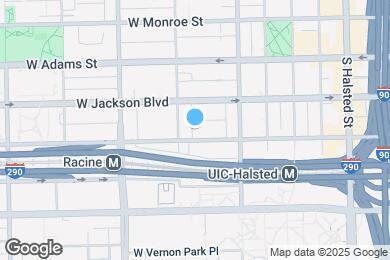 Map image of the property - 1050 W Van Buren St