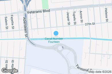 Map image of the property - 2603 Panama St