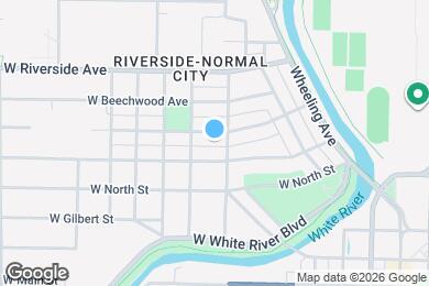 Map image of the property - 805 W Ashland Ave