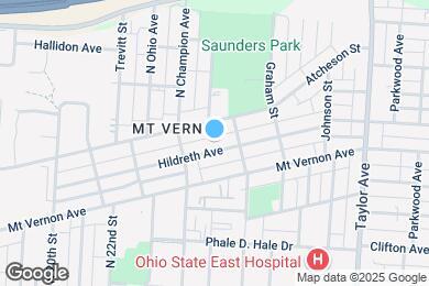 Map image of the property - 1326 Hildreth Ave