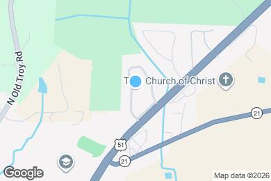 Map image of the property - 129 Virginia Dr