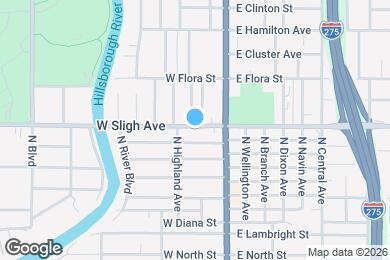 Map image of the property - 118 W Sligh Ave