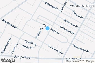 Map image of the property - 5805 Palm Ave