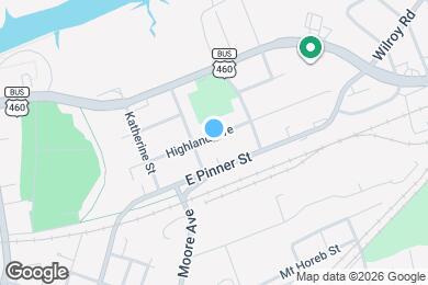 Map image of the property - 315 Highland Ave