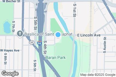 Map image of the property - 245 W Lincoln Ave