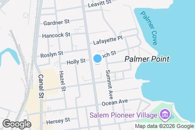 Map image of the property - 245 Lafayette St