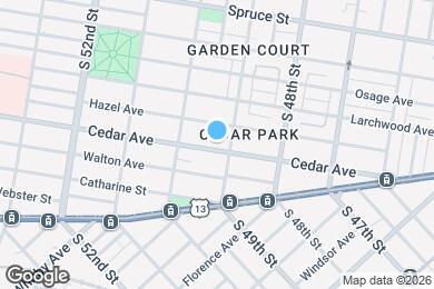 Map image of the property - 4909 Cedar Ave