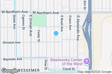 Map image of the property - 1432 Spruce St