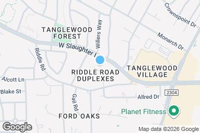 Map image of the property - 2418 Allred Dr