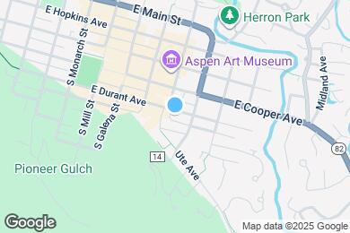 Map image of the property - 725 E Durant Ave
