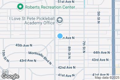 Map image of the property - 868 46th Ave N